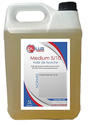 DLLUB - Huile DE Fourche Fork Medium 5/10-5 litres