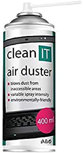 Clean It cl-1 schwer erreichbare Stellen Equipment Cleansing Air Pressure Cleaner 400 ml Reinigungsset für Computer – Reinigungs-Set für Computer (Equipment Cleansing Air Pressure Cleaner, schwer erreichbare Stellen, 400 ml, Aluminium, schwarz, grün, 1 Stück (S))
