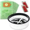 SPARES2GO Paper Bags & Microfibre Filter for Numatic Henry Hetty James Vacuum Cleaner (Pack of 10 Bags + 10 Fresheners)