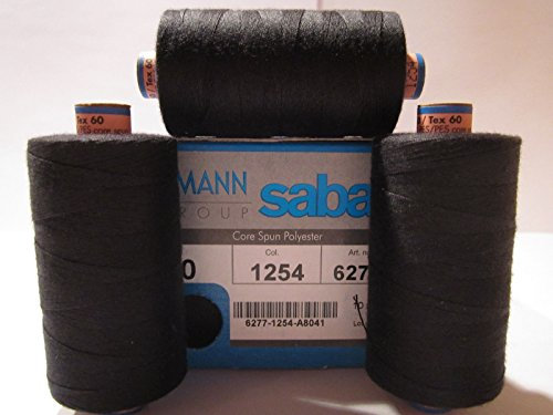 2,75€/ 100m Nähgarn AMANN Saba Stärke: 30er (300m) 60 Farben zu Auswahl (6=nachtblau (1254)