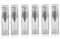 erioctry 5 ml Airless Pump Bottle-Empty Refillable Airless Vacuum Pump Cream Lotion Bottle Travel Bottles Toiletries Liquid Container for Cosmetics Makeup Pack of 6 Transparent