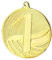 pokalspezialist 10 Stück Medaille Gold MD1291 aus Stahl, 50 mm x 3 mm