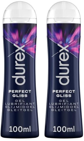DUREX - Lot de 2 Lubrifiants Silicone Longue Durée Perfect Gliss - 2x100ml