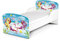Leomark Funktionsbett aus Holz - Pony - Kinderbett mit Matratze, Holzbett mit Seitenschutz Lattenrost, Komplett Set für Kinderzimmer, Liegefläche 70/140 cm, UV-Druck