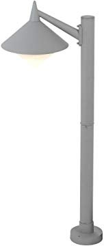 Action Standleuchte Outdoor line, 1-flammig, Serie Manahttan, 1 x E27 maximale 60 W, 95 x40 cm, Ausladung: 26 cm, Schutzklasse: IP 44, grau 379401501000