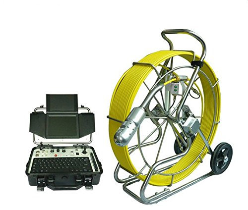 Gowe 120 m Kabel 360 Grad Pan und Tilt Drehen Schubstange Kanalisation Video Inspektion Kamera Roboter mit HD DVR Steuereinheit Sensor Größe: 1/10,2 cm; horizontale Auflösung: 700TVL; Signal System: NTSC