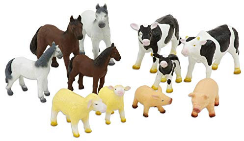 Betzold - Bauernhoftiere, 11-TLG. - Spielfiguren Tierfiguren Bauernhof Farmtiere