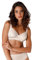 Lovable Reggiseno Senza Ferretto in Micro con Sottocoppa in Cotone, non Imbottito, Sostegno e Comfort, Taglie Forti, Art. 4020, Shaping Donna, Nudo, 36 / 4E