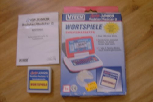 VTech Zusatzkassette Wortspielefür Junior,Redstar,Redstar 2und 3 passend