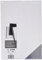 GBC CY013080 Einbanddeckel, PVC, A4, 300 Mic, 100 Stück glänzend klarsichtfolie