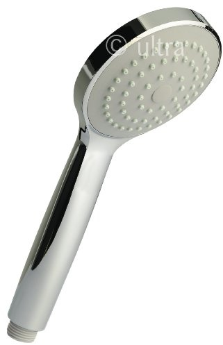 Nuie HO302 ǀ Modern Bathroom Easy-Clean Shower Handset, 245mm x 97mm, Chrome