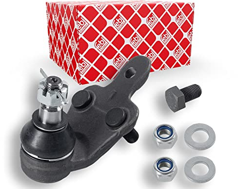 febi bilstein 43074 Traggelenk mit Kronenmutter und Splint, 1 Stück | Kompatibel mit: TOYOTA AURION, CAMRY Stufenheck, CAMRY Stufenheck