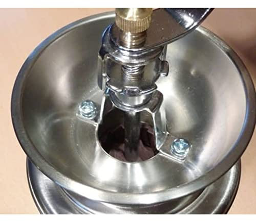 ECO Kaffeemühle Edelstahl Mühle 10 x H 21,5cm mit Keramikmahlwerk manuell Muehle