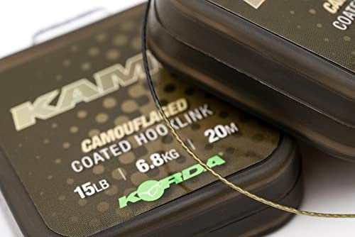 vorfachschnur geflochten korda kamo coated hooklink - 20m kkb50