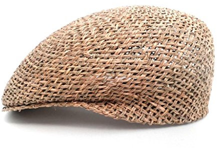 Wegener Naturstroh Seegras - Gorra unisex Paja natural / marina XL