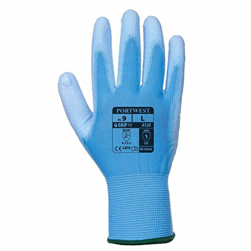 PU Palm Glove - A120 - Blue - Large
