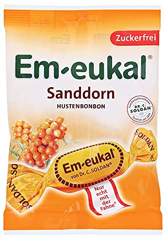 EM Eukal Bonbons Sanddorn Zuckerfrei