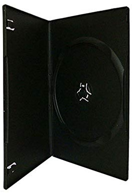 Maxtek Custodia sottile per CD/DVD da 7 mm, confezione da 100 pezzi.