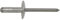 Gesipa PolyGrip Blindniete Alu/Niro 4,8 x 10 K 16 – Grosskopf (Klemmbereich 0,5 – 6,5 mm, Hohlnietlänge 10 mm) 1433897