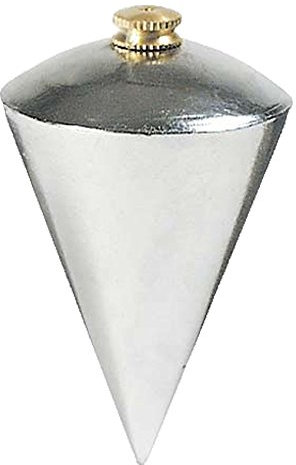 Senklot Stahl, Birnenform 200 g