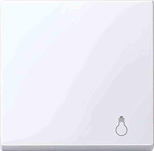 Merten Wippe mit Kennzeichnung Licht, System M, aktivweiß glänzend, MEG3302-0325