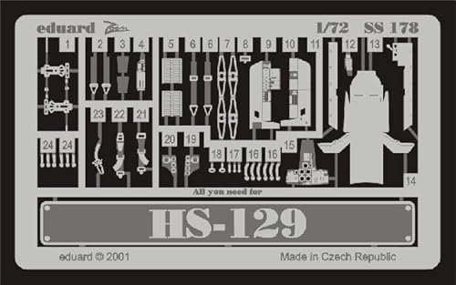 Eduard Accessories SS178 Modellbauzubehör Henschel Hs-129