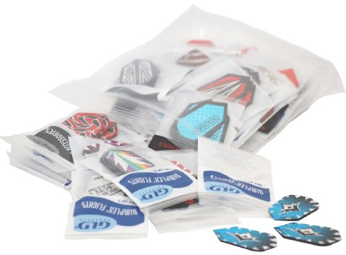 Viper Verschiedene Dimplex Dart Flights: 50 Sets Slim Flights, 150 Stück