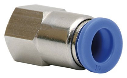 Cofan 05240414 Racor Recto Rosca Hembra, T-4, R-1/4