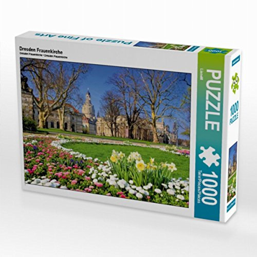 CALVENDO Puzzle Dresden Frauenkirche 1000 Teile Lege-Größe 64 x 48 cm Foto-Puzzle Bild von Thomas Polske