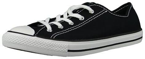 Converse All Star Low Trainers Black Mono Canvas - 7 UK