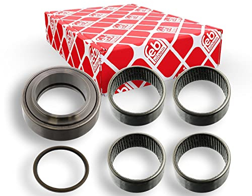 febi bilstein 15884 Achsschenkelbolzensatz mit Lager, ohne Achsschenkelbolzen, Lenkspurhebelseite, 1 Stück