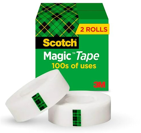 Scotch MAGIC TAPE 0.75X1000, Size: 6X2 ROLL by
