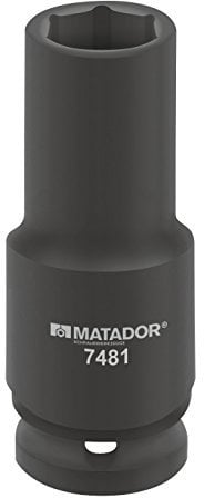 MATADOR Kraft-Steckschlüsseleinsatz, lang, 12,5(1/2): 15x78 mm, 7481 0150