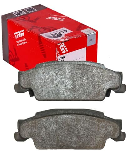 TRW GDB4453 Brake Pad Set of 4 Compatible for Cadillac CTS 2002-2007 Rear Axle and Other Vehicles