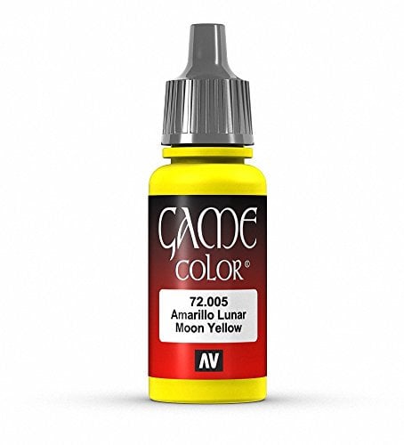 Vallejo Game Farbe, 17-ml-Acrylfarbe Bald Moon Yellow