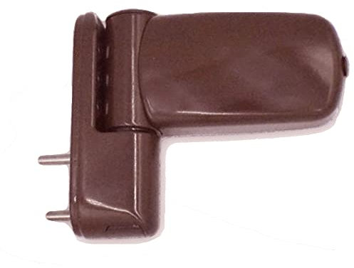 UPVC 3D Door Flag Hinge - Brown - AVOCET ET3D