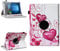 NAUC Robuste Universal Hülle 10 10.1 10.2 10.3 10.4 10.5 10.6 10.8 11 Zoll Tablet Schutzhülle Kunstleder Tasche Standfunktion extra 360° Drehbar, Farben:Motiv 6