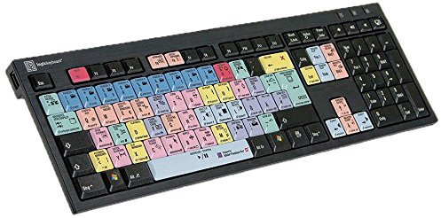 LogicKeyboard, Bluetooth, LKB-PPROCC-BJPU-DE Adobe Premiere Pro CC PC Nero Tastatur