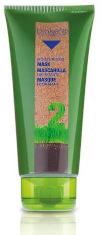 SALERM - Moisturizing Mask Biokera Natura - 200 ml - Ideal for Dry or Dehydrated Hair - with Wheat Germ Oil - Deep Hydration - Smoother and Shinier Hair