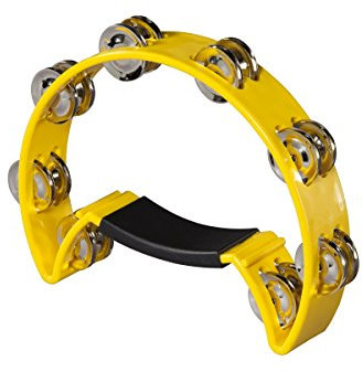 Peace tm-1b-yw Schellenkranz mit Paar 16 Becken schwarz