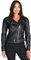 D'Arienzo Chiodo in Pelle Donna Nero Giacca Giubbotto Moto Vera Pelle Made in Italy CHIODO Nero/M
