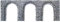 NOCH® Arkadenmauer, offene Bruchsteinmauer, 27 x 10 cm für die Spurweite H0, ideal für Stadtszenen und Bahnhöfe