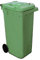 Stalwart N097 Wheelie Bin, 120 L, Green
