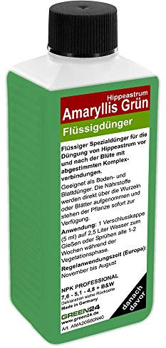 GREEN24 Amaryllis-Dünger Flüssigdünger HIGHTECH für die Zeit ohne Blüten