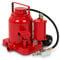 EBERTH 50T Cric a bottiglia idraulico e pneumatico (405 mm Altezza di sollevamento, Altezza minima 255 mm, Valvola di sicurezza)