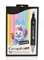 Graph'it - Set de 12 Markers à Alcool Double Pointe : Fine et Biseautée pour Dessin de Manga, Illustration, Colorant, Esquisse, Écriture - Rechargeables - Set Kawaii