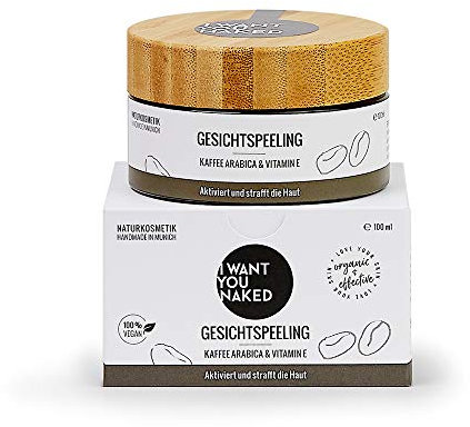 GESICHTSPEELING Kaffee Arabica & Vitamin E|Aktivierende und vitalisierende Peeling-Maske für glatte, straffe Haut