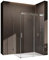 doporro Duschkabine Schiebetür Dusche Eckdusche 100x120x195cm Duschabtrennung mit Schiebetür inkl. 4cm Duschtasse ESG-Sicherheitsglas Klarglas 4-Punktbefestigung inkl. Nano-Beschichtung Ravenna17-2