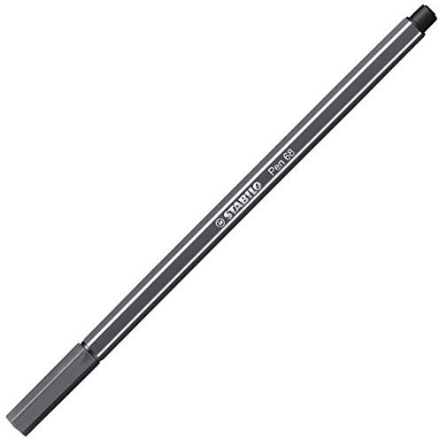 STABILO - Premium-Filzstift - Pen 68 - Einzelstift - schwarzgrau