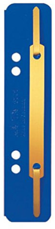 Heftstreifen aus Karton, kurz, Metall, blau